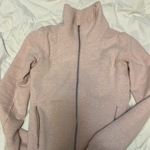 Lulu lemon light pink scuba hoodie